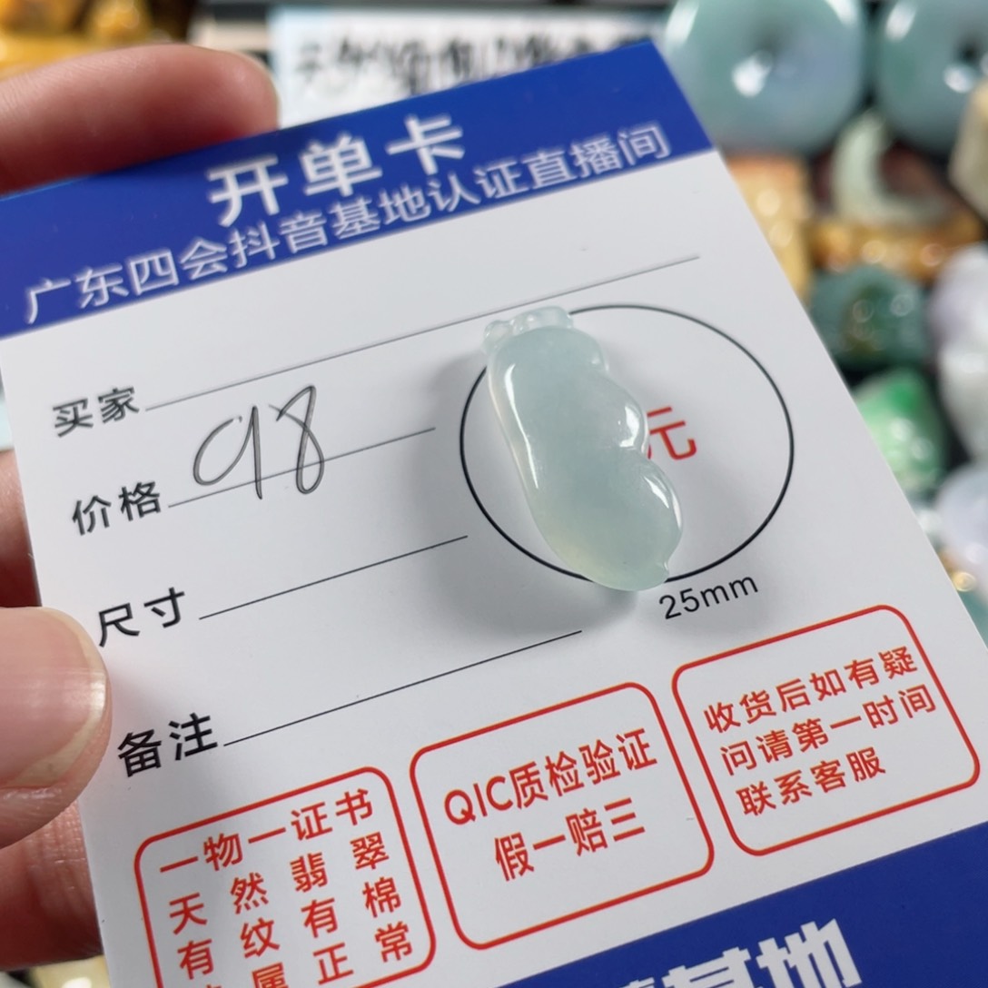 翡翠颈饰未镶嵌翡翠