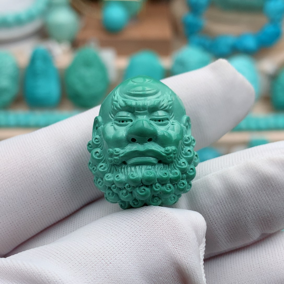 绿松石珠宝奇石未镶嵌