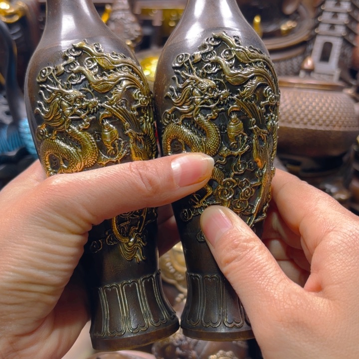 铜器摆件收收藏藏