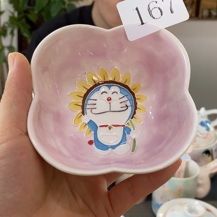 瓷片景德镇釉下彩手绘