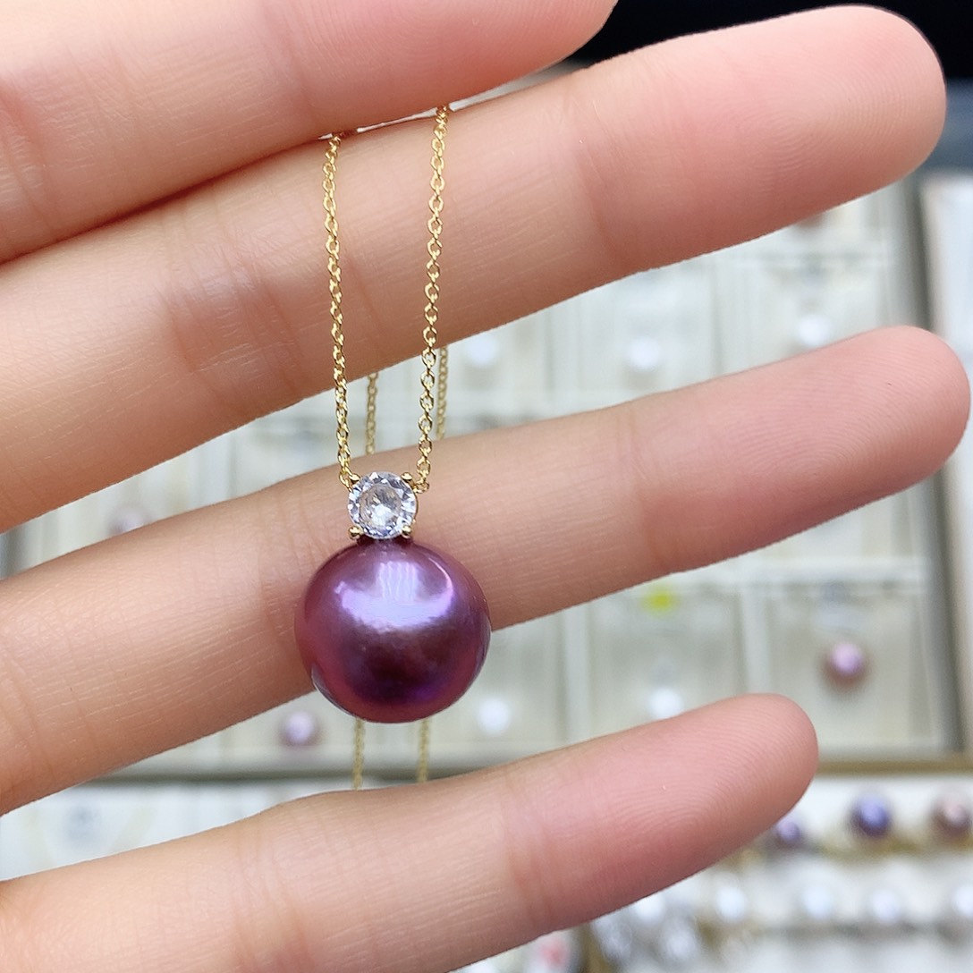 淡水珍珠颈饰合金