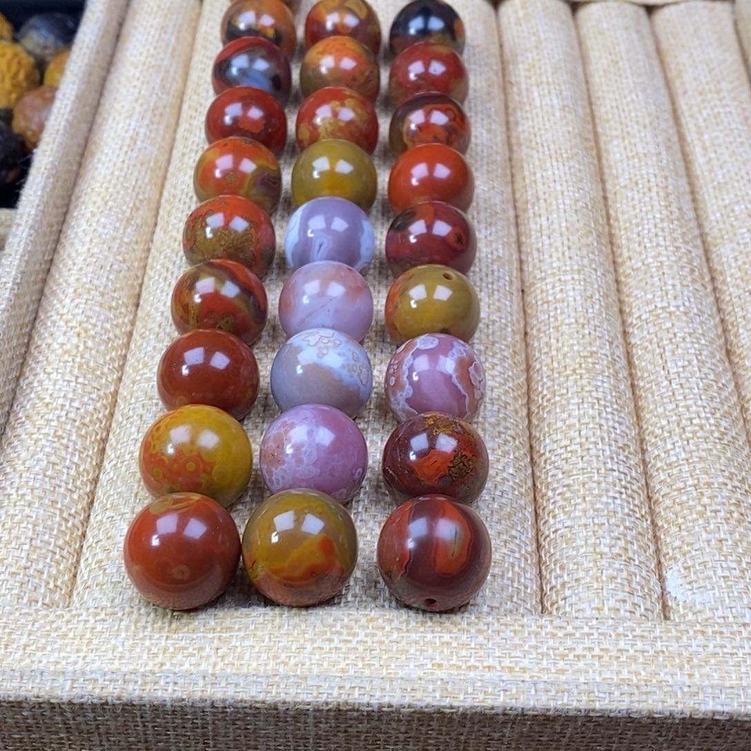 等***待玛瑙/玉髓未镶嵌单珠