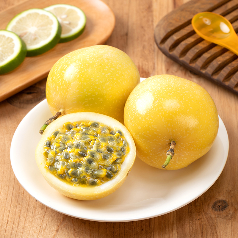 正宗钦蜜9号百香果大果热带水果新鲜现摘黄皮果子多汁当季鲜水果