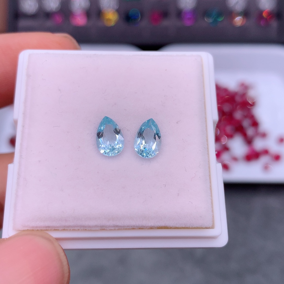 海蓝宝石裸石未镶嵌