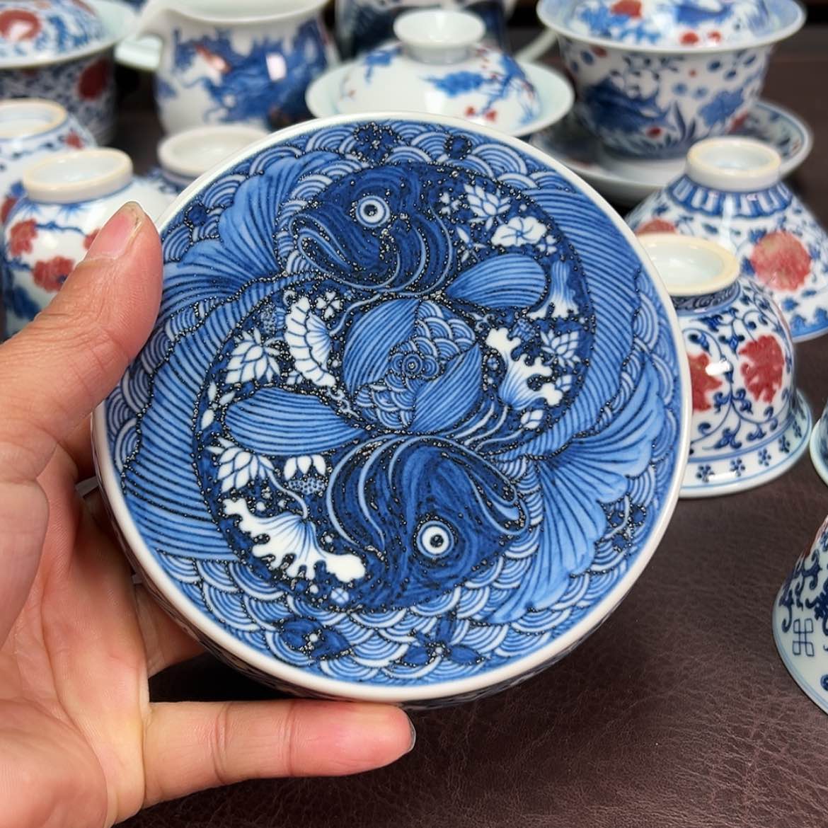 【闪购商品】景德镇陶瓷艺术盖置