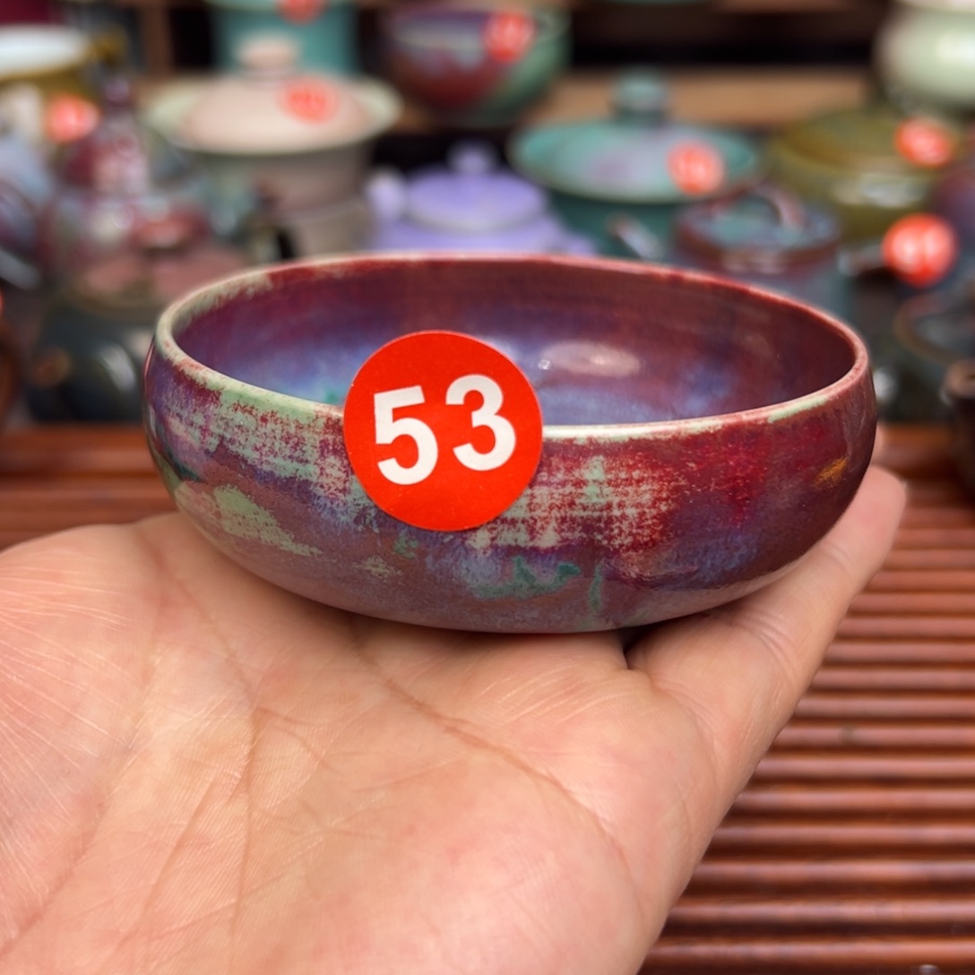 手工制作钧窑茶器