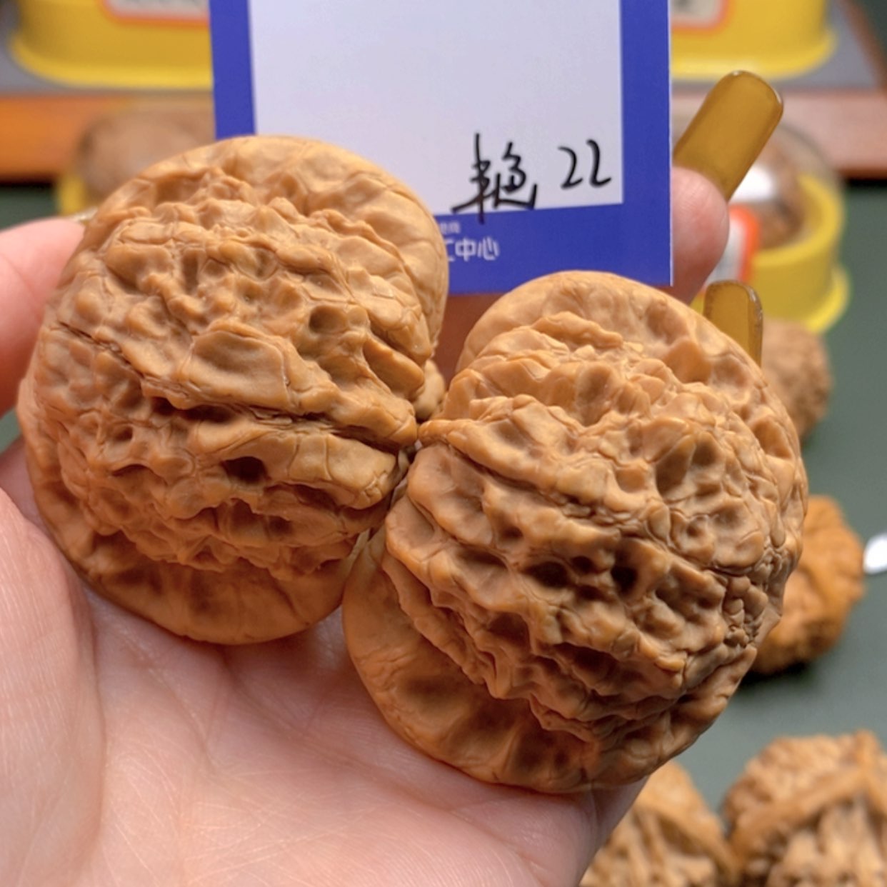 【闪购商品】文玩核桃把件一***安22 文玩