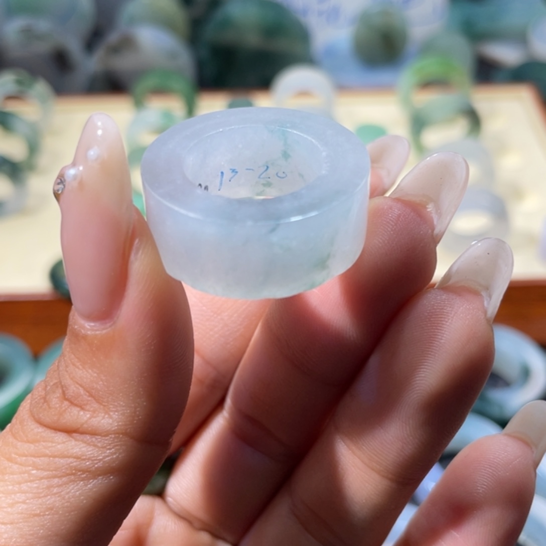 定制翡翠未镶嵌天然翡翠13-20圈