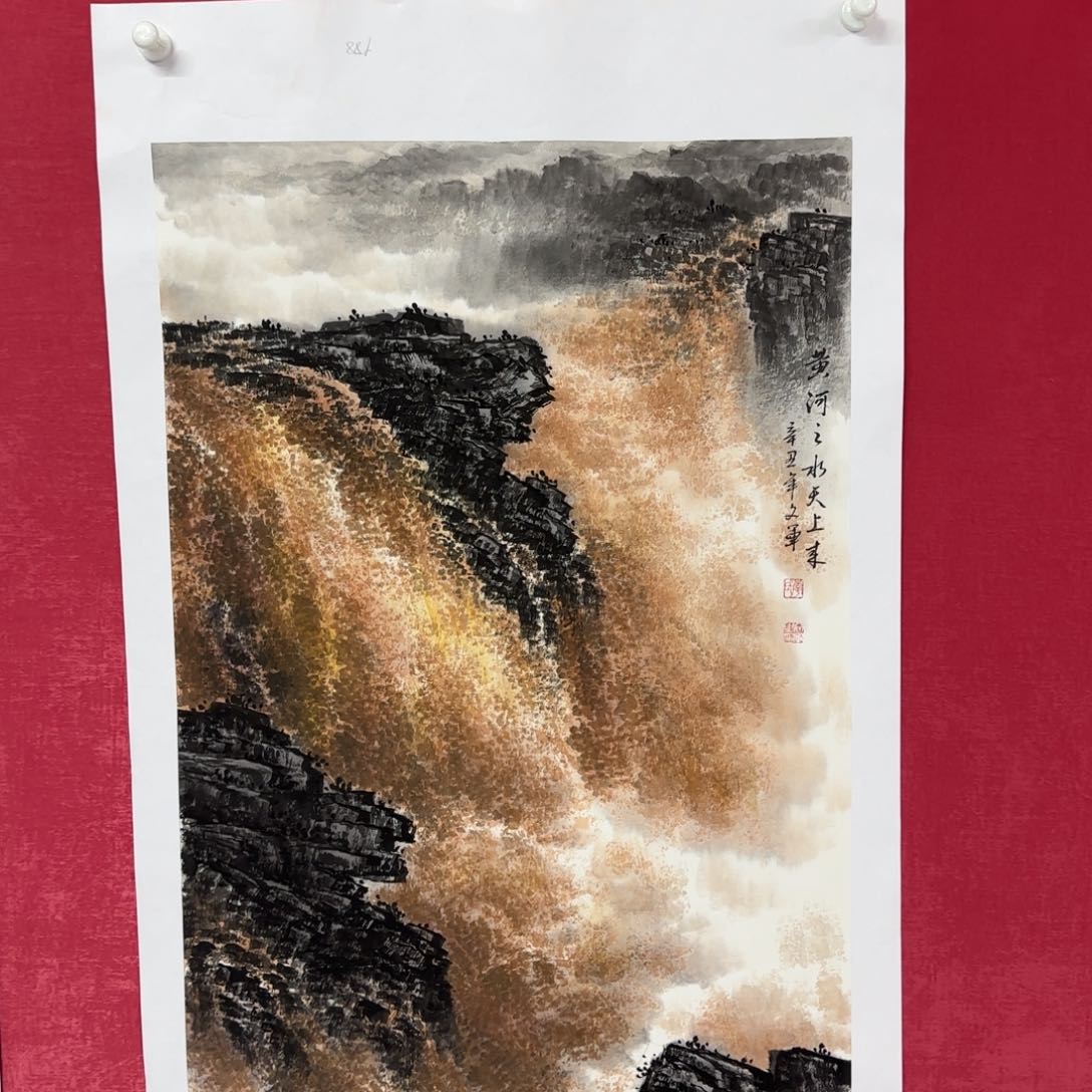 国画国画李文军国画精品