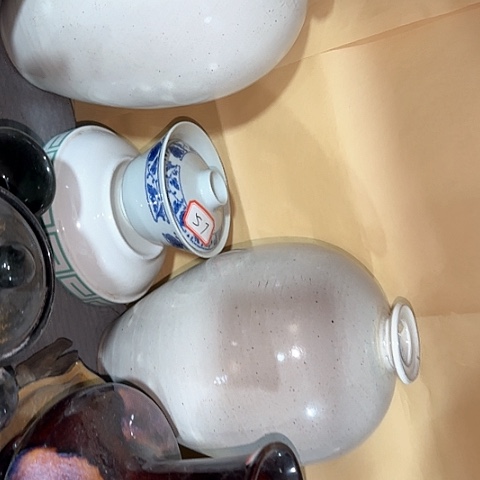 瓷片天**心国营厂库存微瑕一对