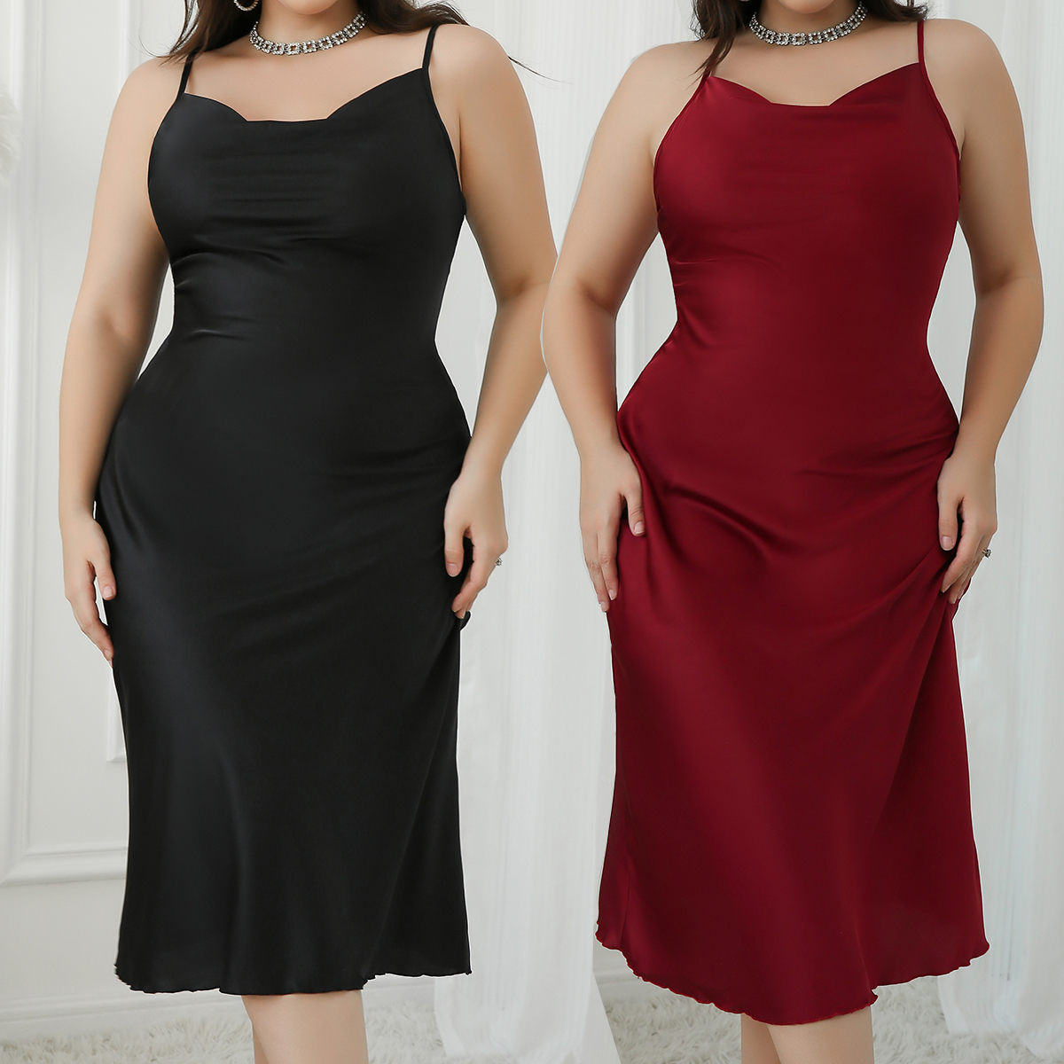 D016【谭韵女装】120-220斤大码吊带睡裙可外穿家居服连衣裙