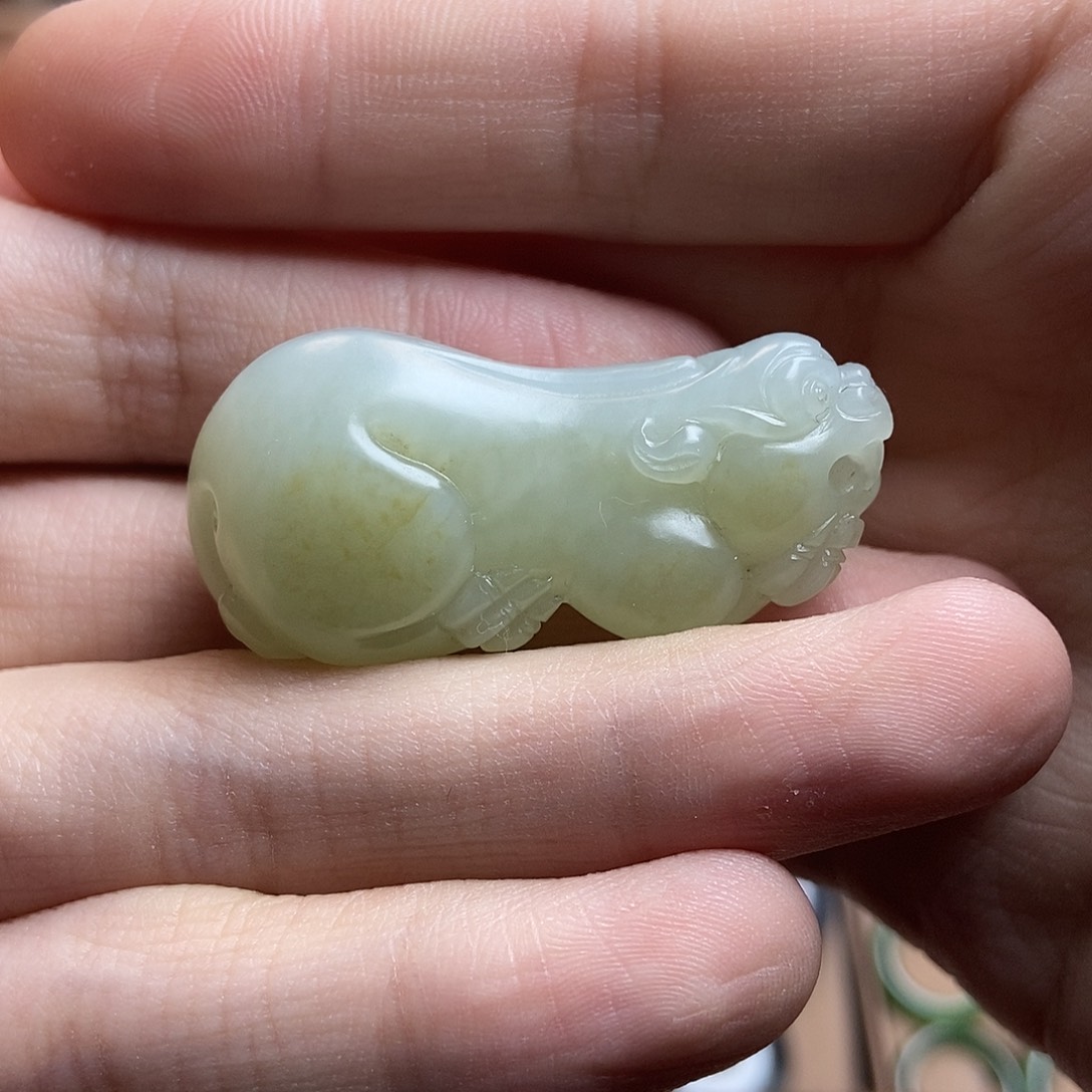 和田玉（糖玉）颈饰未镶嵌