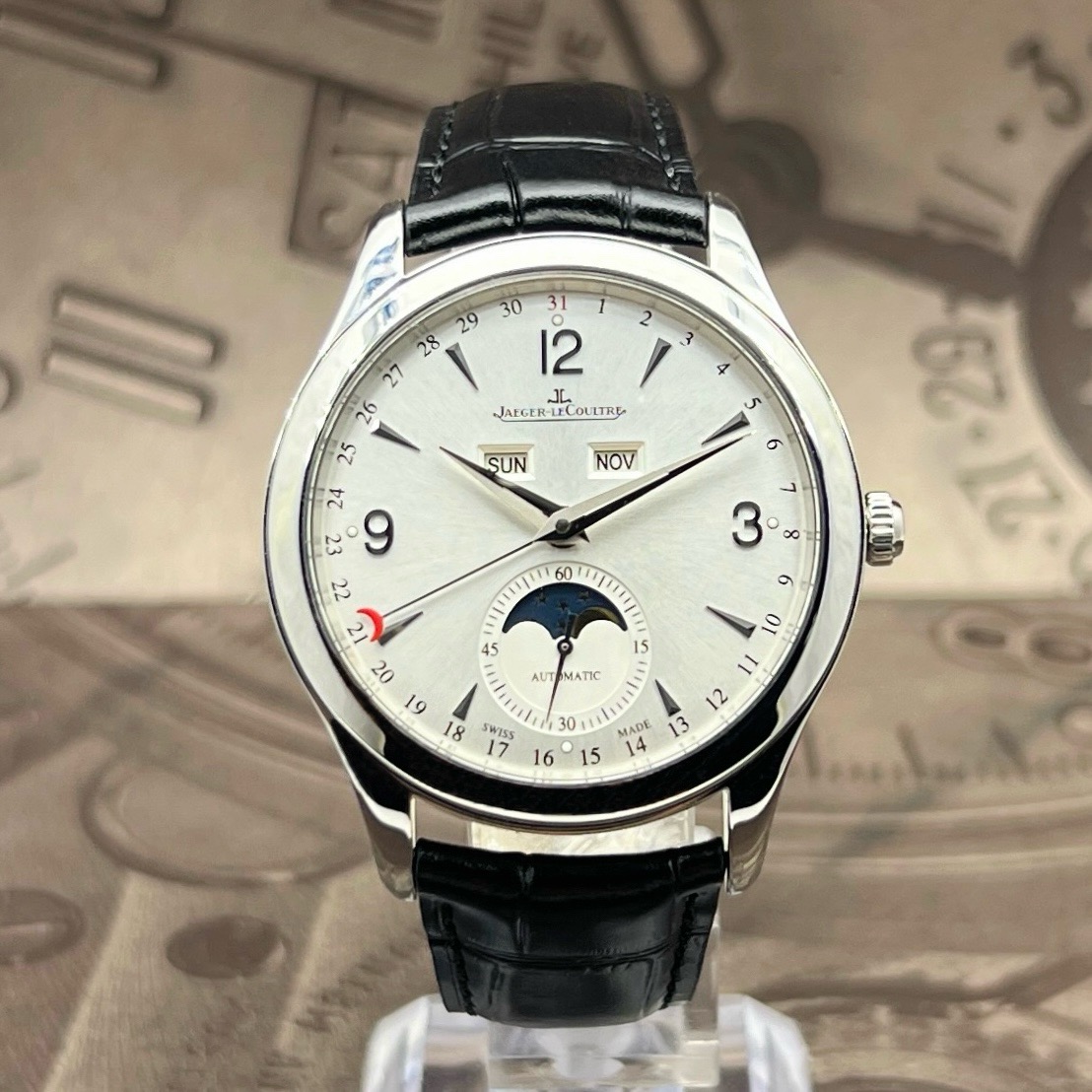 95新 Jaeger-LeCoultre/积家 大师系列/1558420/39mm/单表