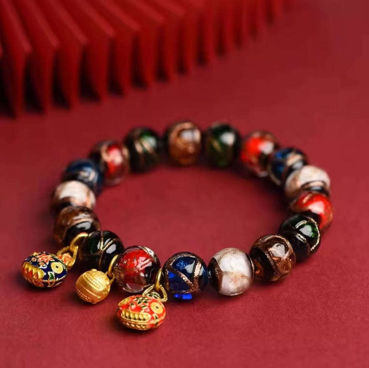 琉璃工艺精品手串     023    （无礼盒）