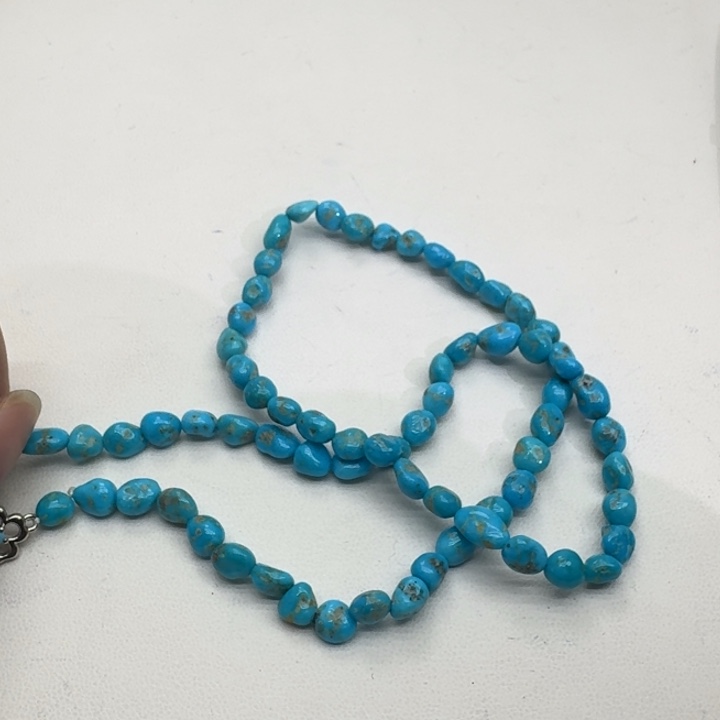 绿松石未镶嵌颈饰成品