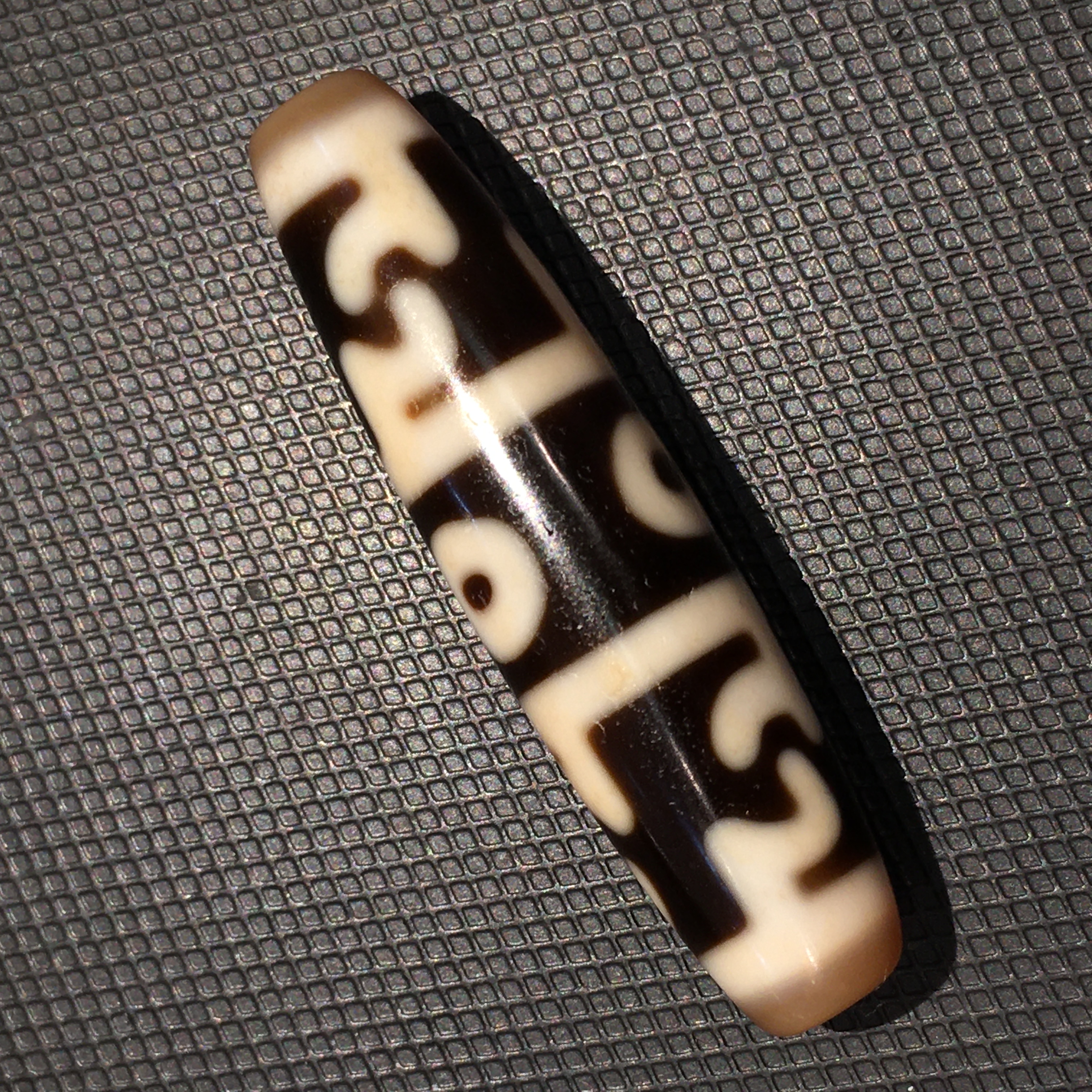 千王｜行运手工朱砂莲师三眼大高货搭配手工编绳13*50mm