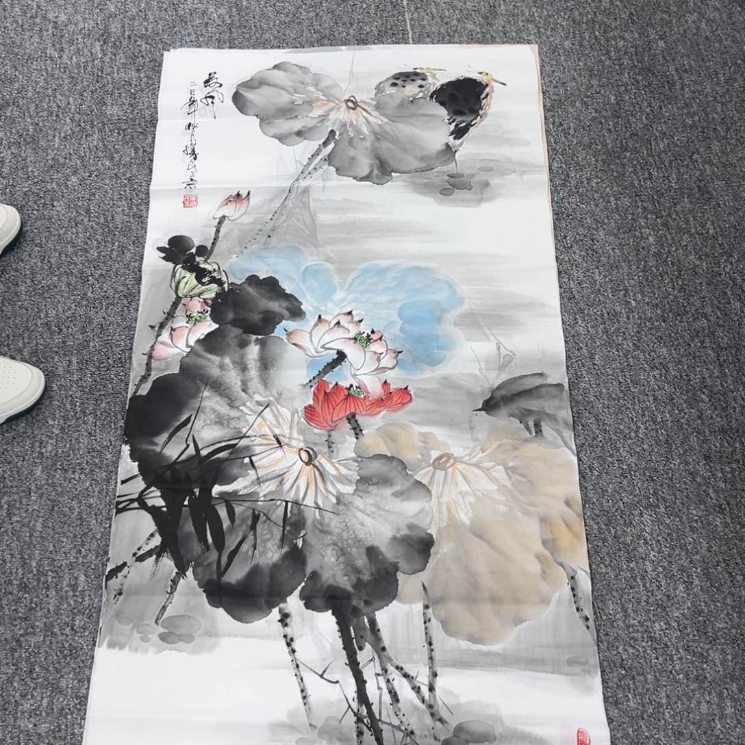 国画纯手绘字画宣纸