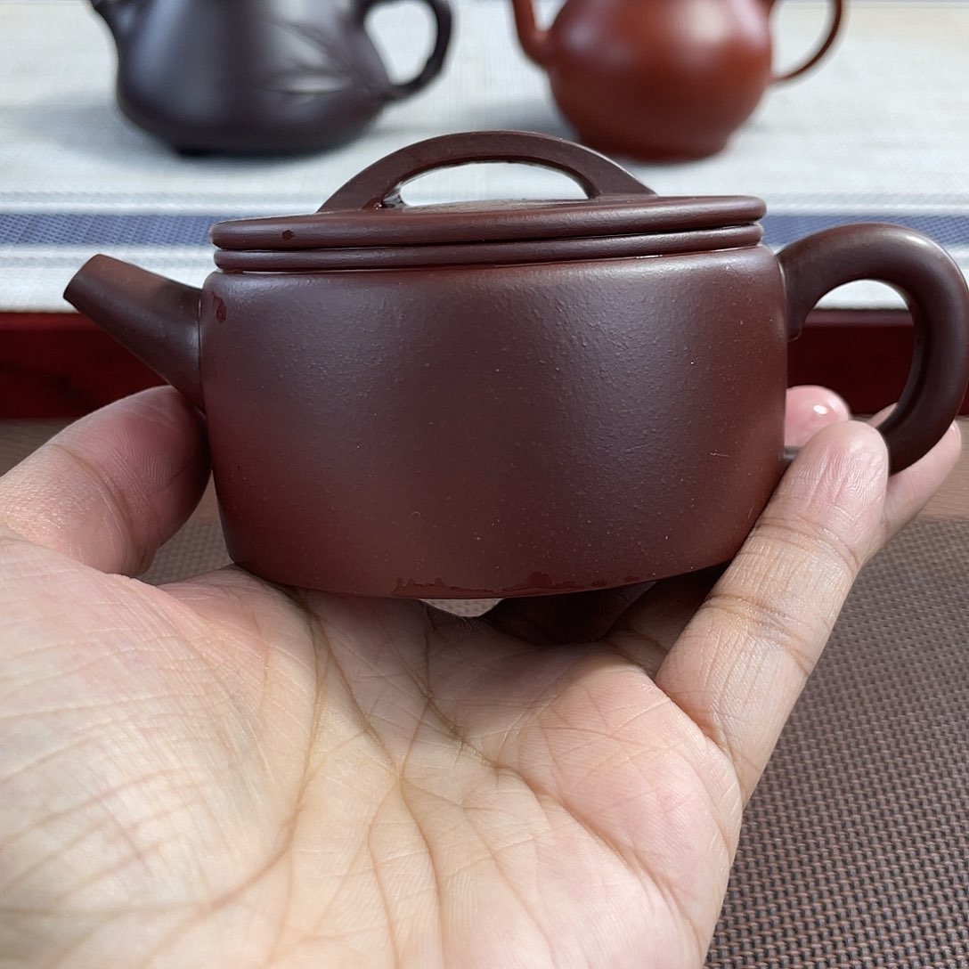 朱泥壶原矿紫泥汉瓦器型