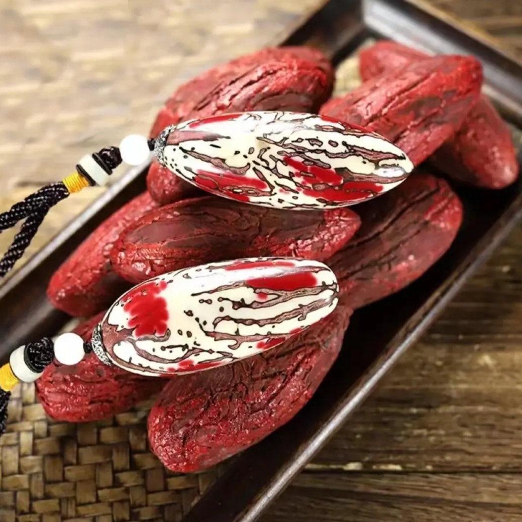 精品【梅花果】踏雪寻梅手把件创意饰品