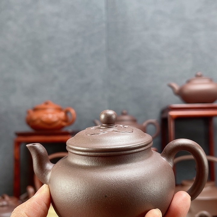 紫砂茶壶K大水潭天青