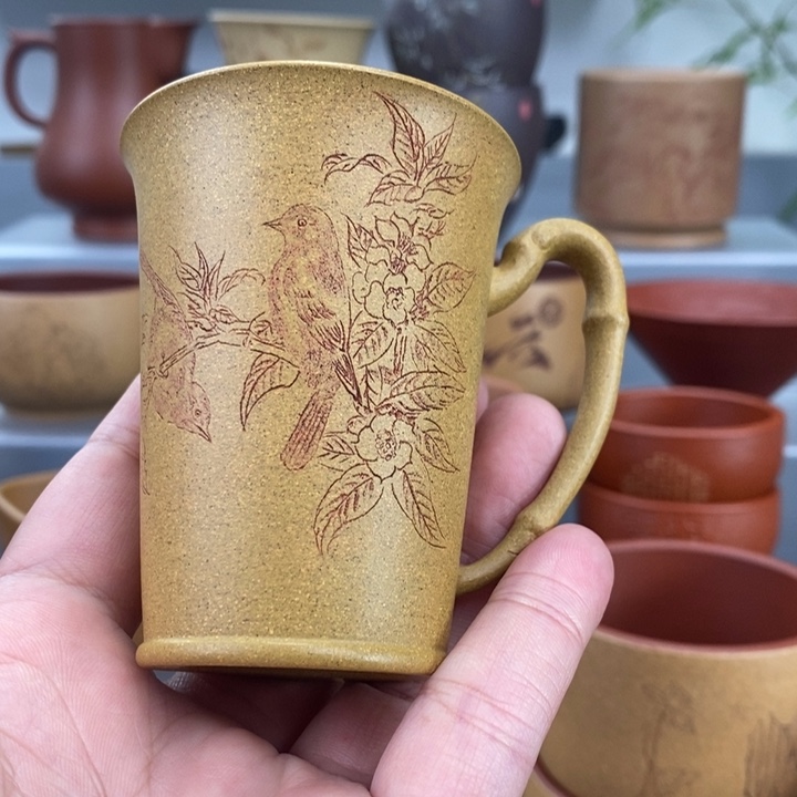 紫砂茶杯醉*南宜兴紫砂主人杯