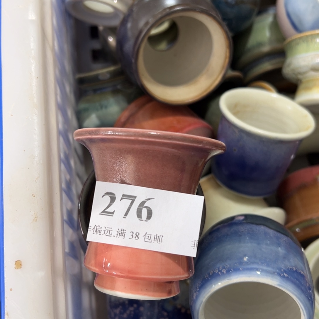 红陶景德镇手工花盆