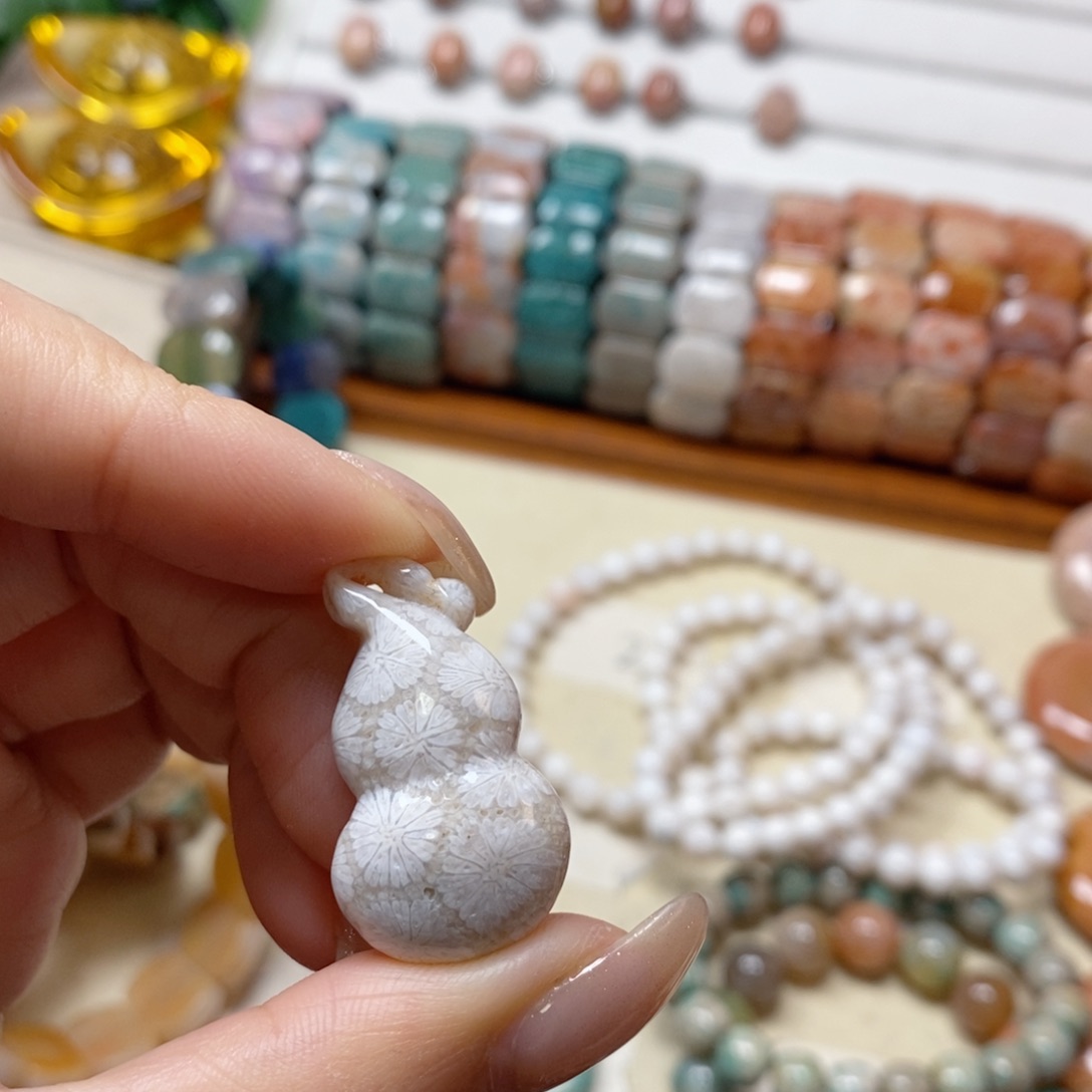 石英石非金属吊坠