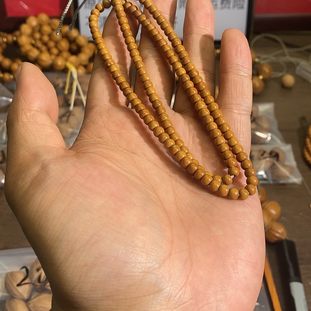 橄榄核手串老挝核尖