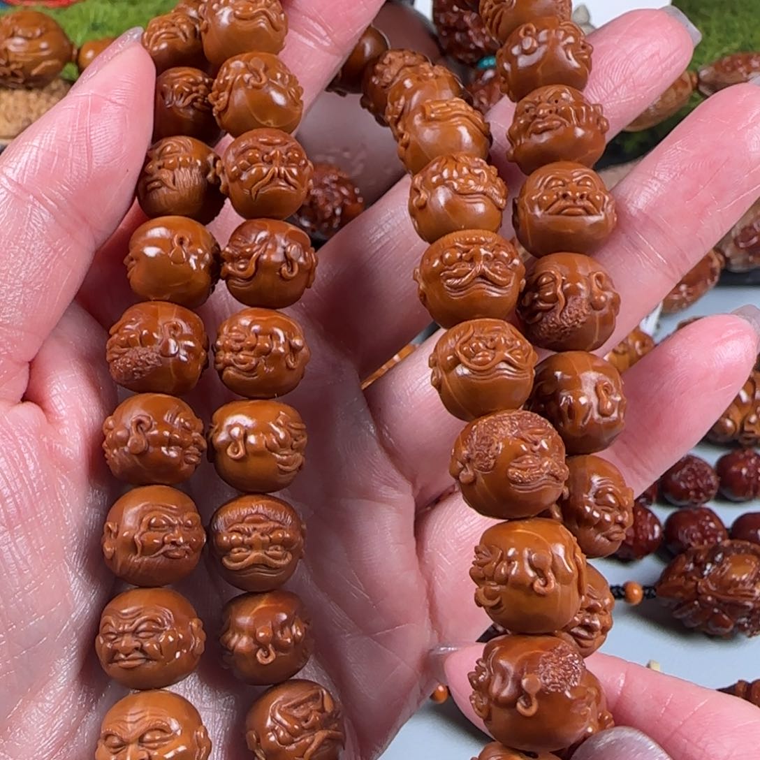 橄榄核手串/手链108罗汉脖挂