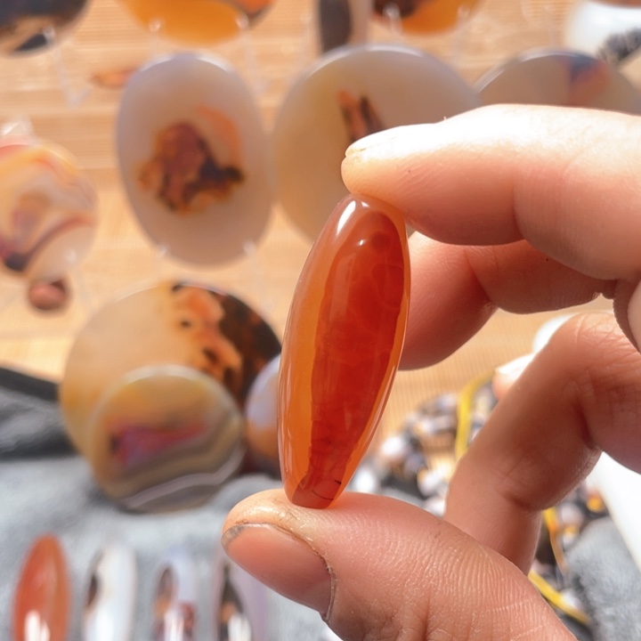 玛瑙/玉髓吊坠(不含链)未镶嵌