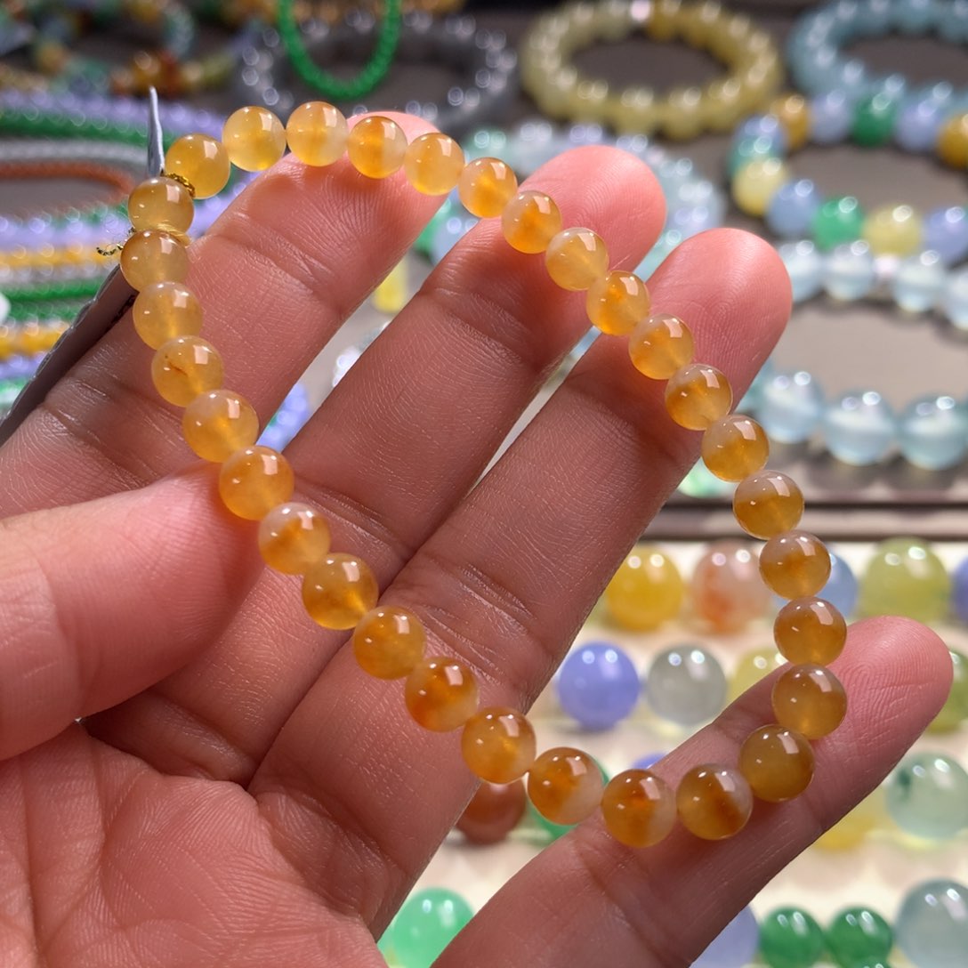 翡翠手链未镶嵌卡5.5～6