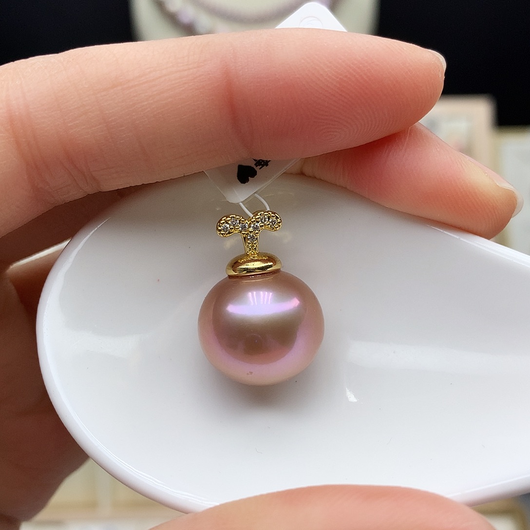 合金淡水珍珠颈饰