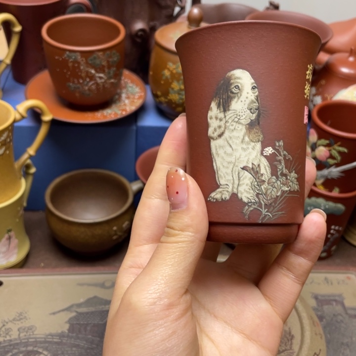 紫砂茶杯紫砂主人杯