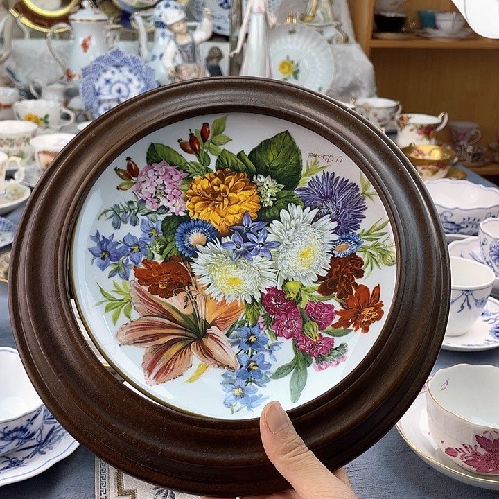 中古欧瓷瓷器小房子