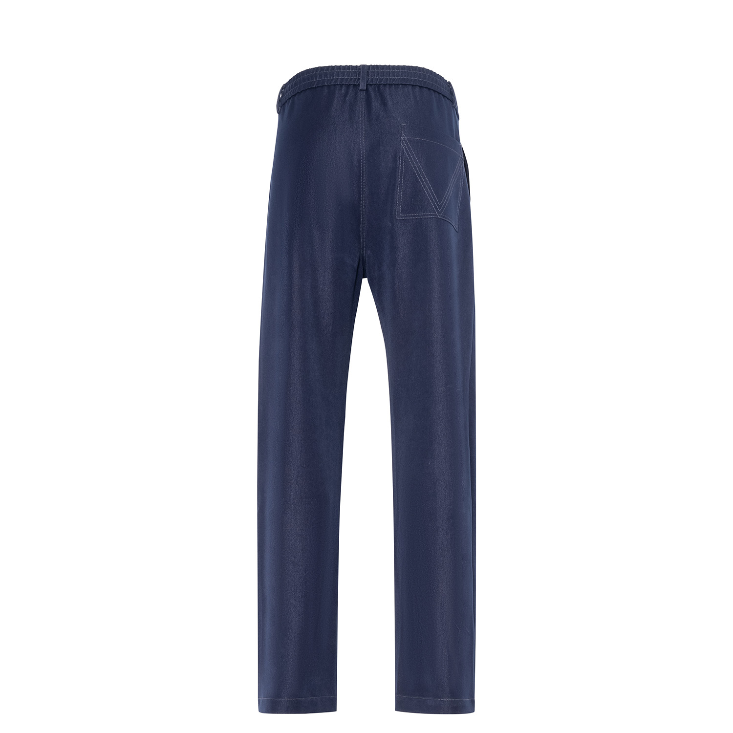 仿天丝牛仔裤子男士2025秋季新款休闲直筒裤百搭垂感阔腿长裤男