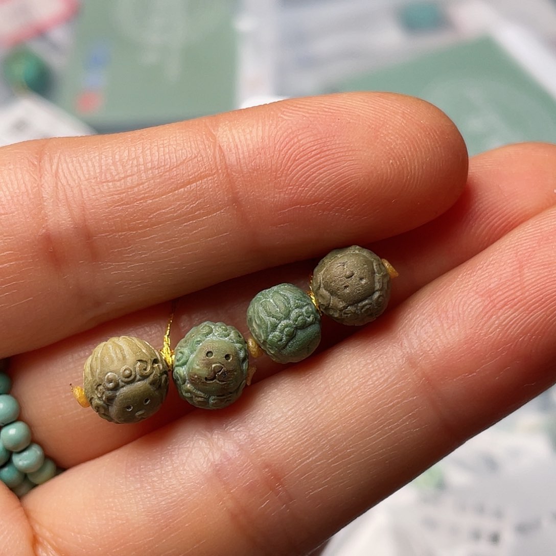 绿松石珠宝半成品未镶嵌奶****?