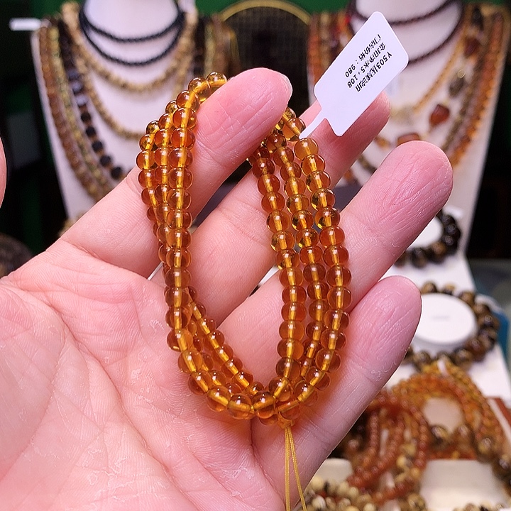 佛***活琥珀未镶嵌裸石5+抚顺503