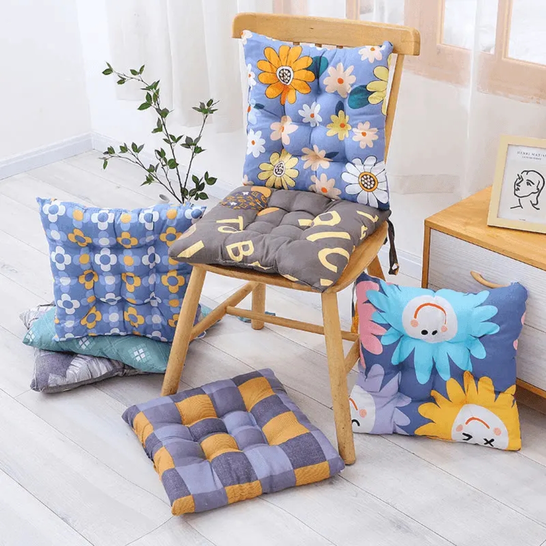 加厚素色软质坐垫学生办公室通用四季适用久坐