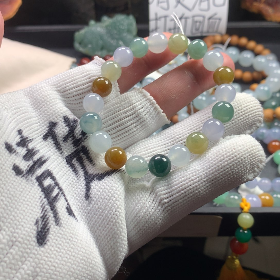 定制翡翠未镶嵌卡10 20粒