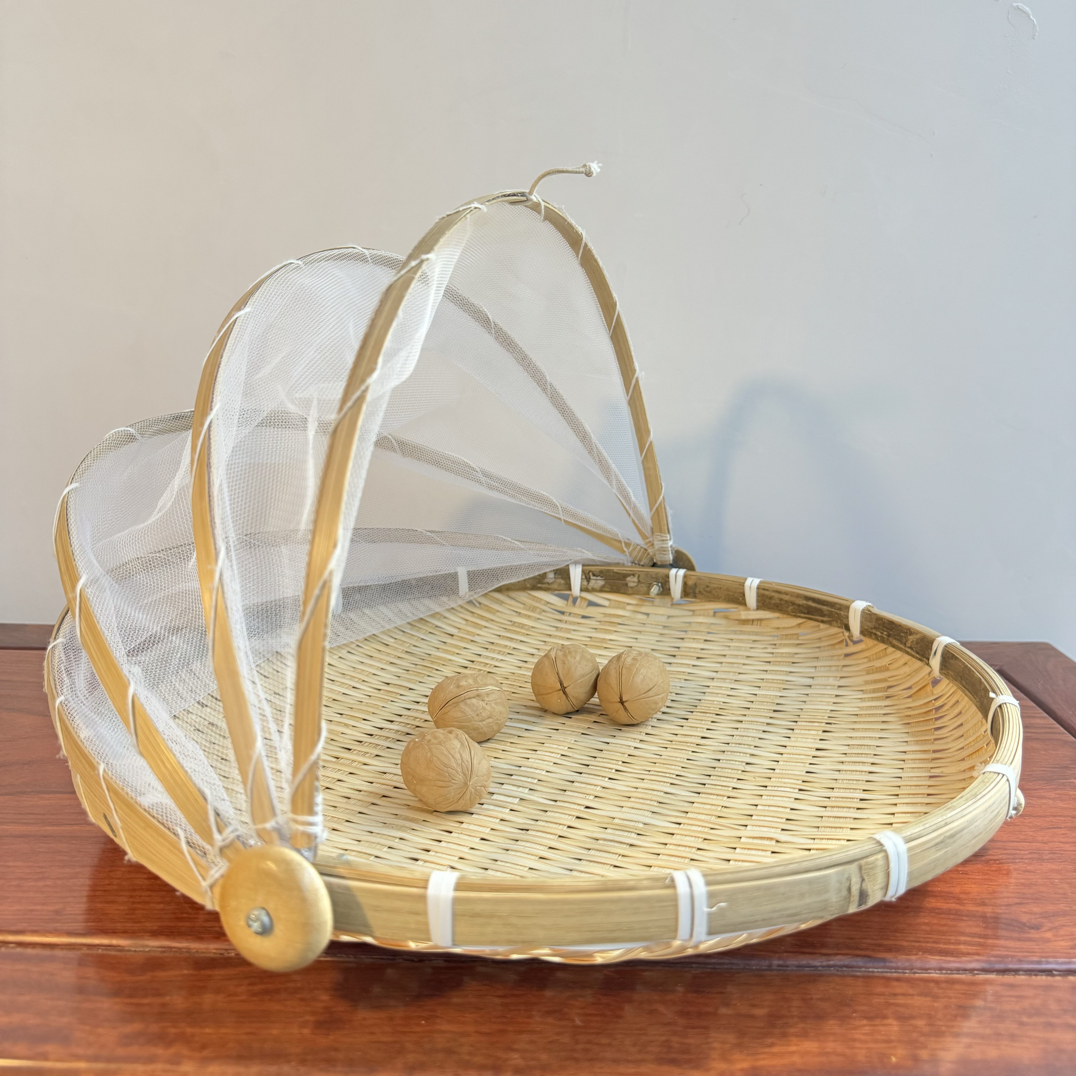 L81（41公分）大号网纱竹筐收纳筐