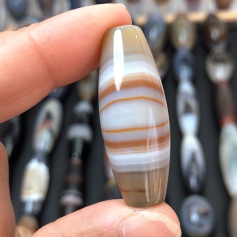 玛瑙/玉髓未镶嵌吊坠(不含链)