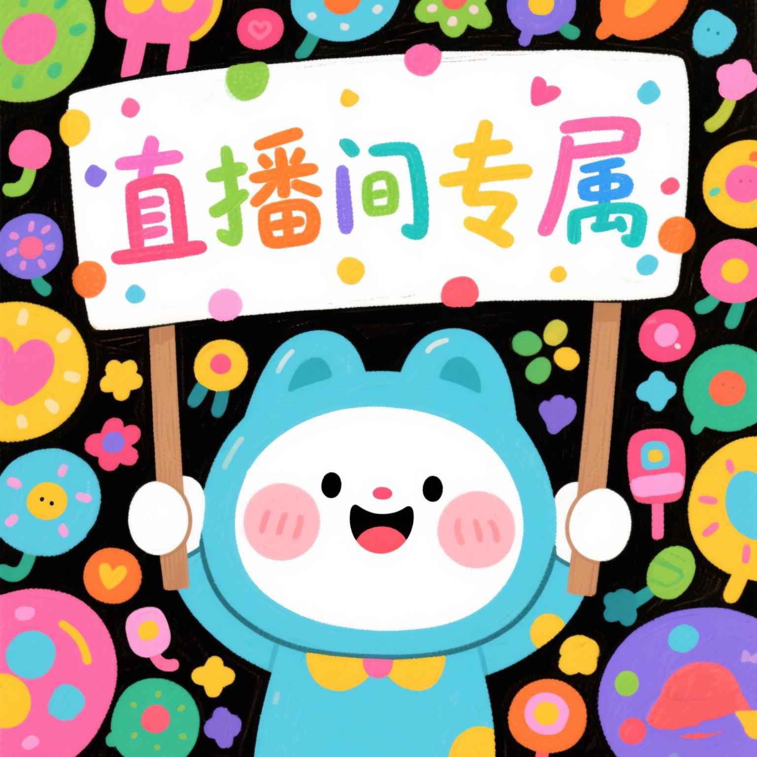 【直播专属】潮玩周边出风口车载号码牌车挂钥匙扣包挂