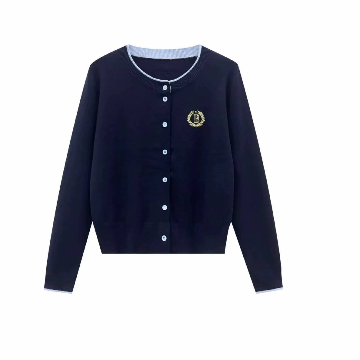 秋季新款软糯通勤宽松毛针织开衫58069