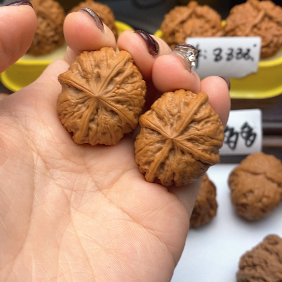 把件文玩核桃456号雨花石四