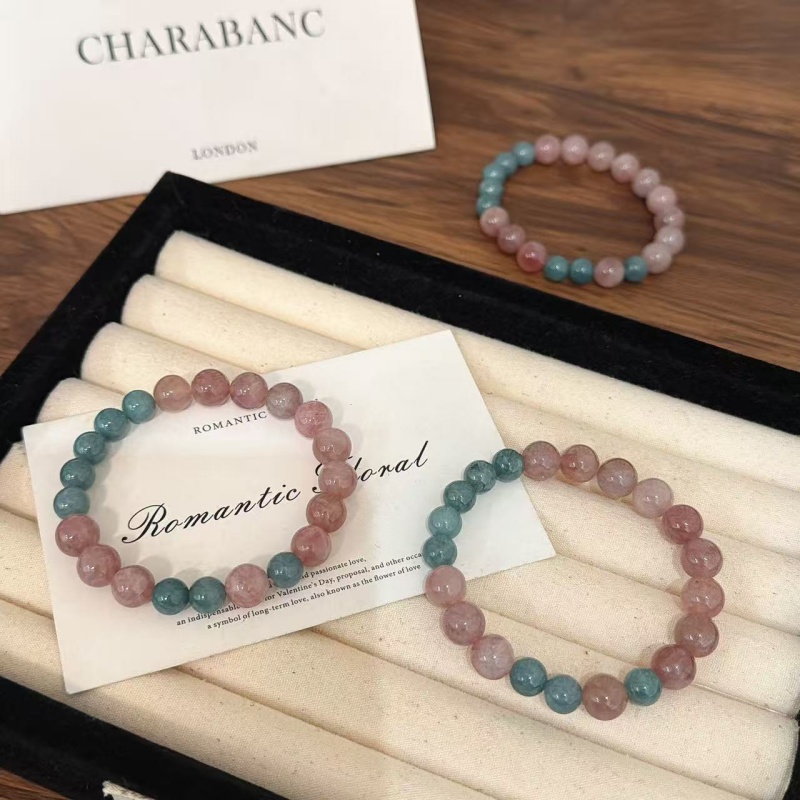 X2057紫马粉手链高端轻奢手串多样性发一