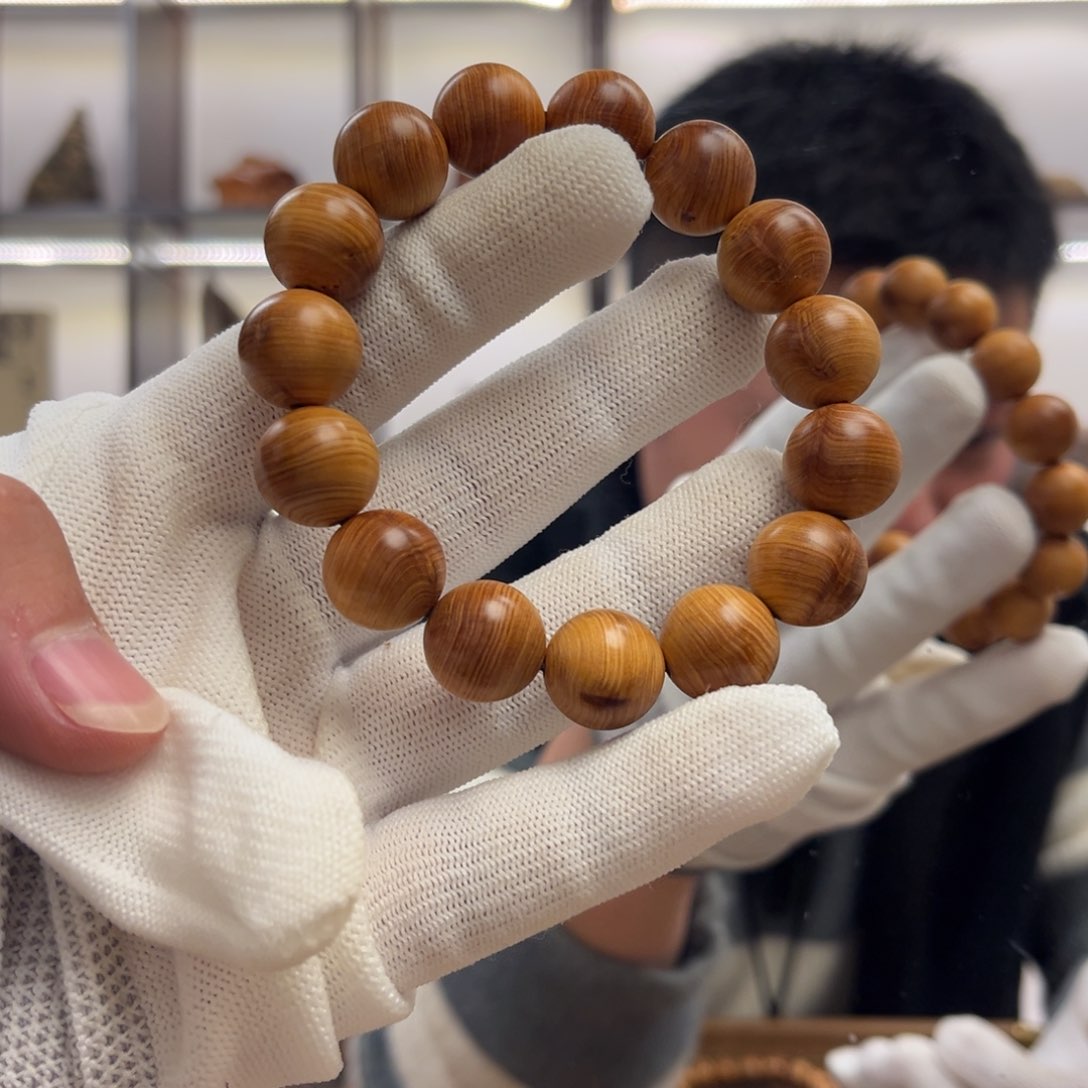 柏木（崖柏）手串/手链15红黑油药香板根料