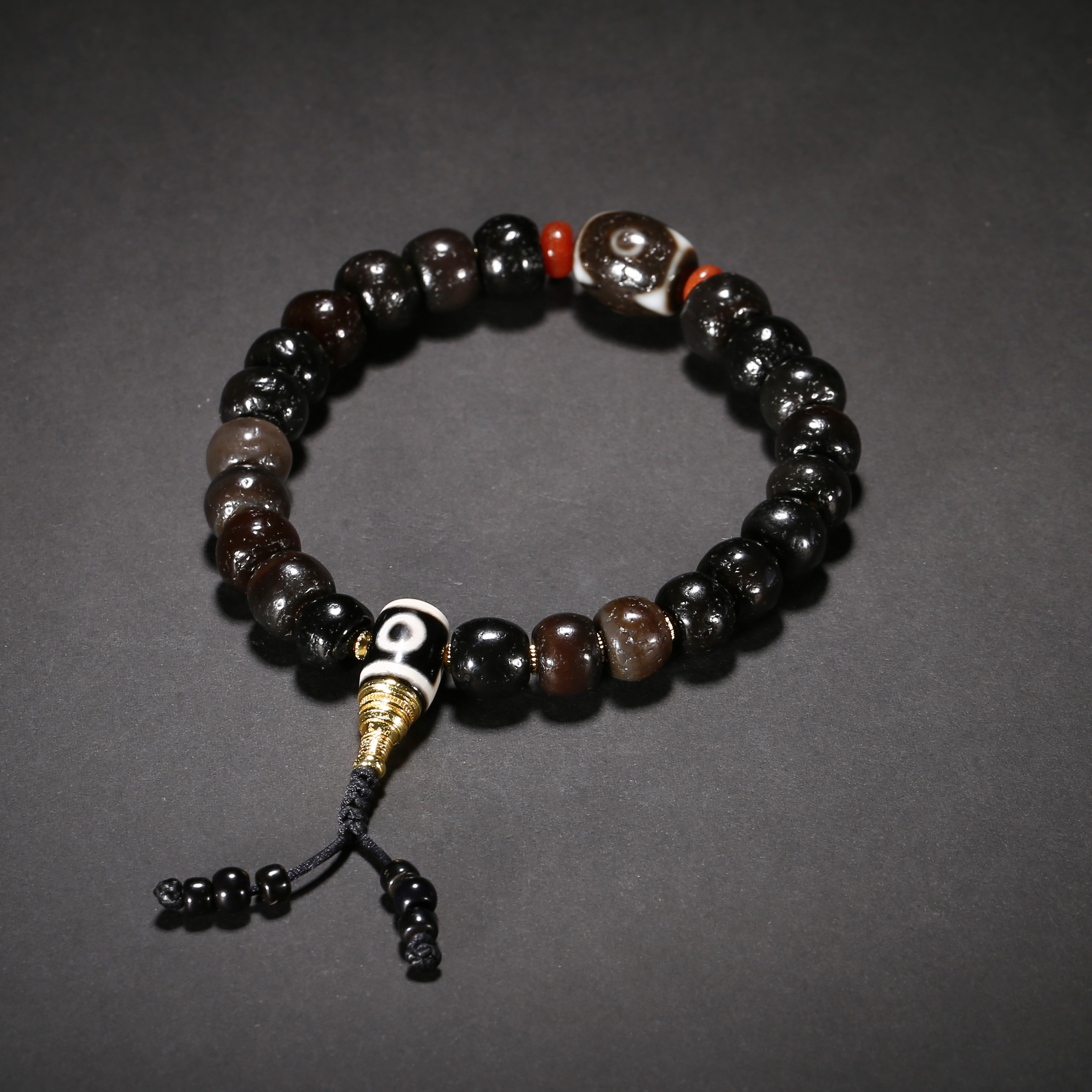 清代*糖球玛瑙手持/08OY3784/玛瑙【北京文博】