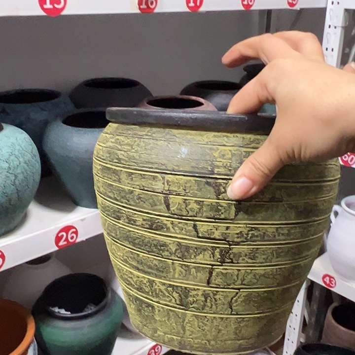 黄色小缸高20口20默认打孔