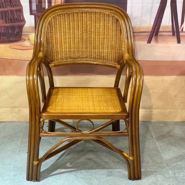 天然藤编艾拉椅北欧中古侘寂风餐椅休闲客厅阳台户外家用茶桌椅子