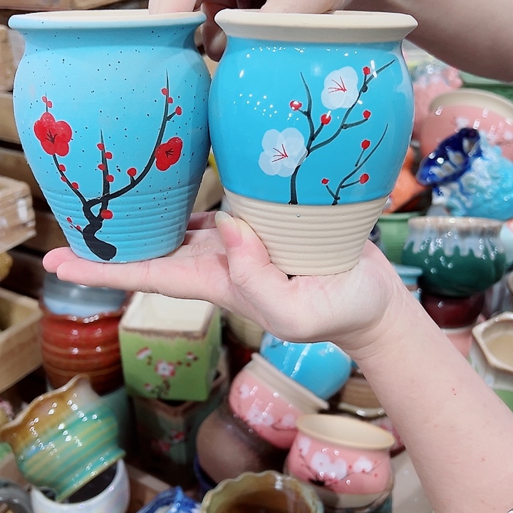 有孔，凑单福利满10元发货陶瓷多肉花盆！